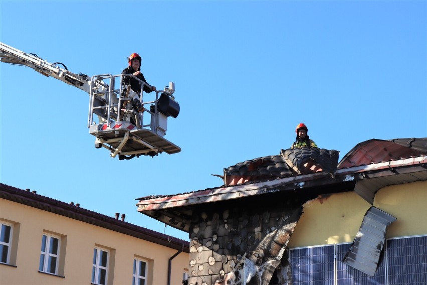 Pożar DPS-u w Drzykozach. W budynku mieszkali uchodźcy z...