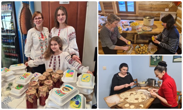 Ukraiński Niedzielny Obiad w Twoim Domu - to inicjatywa Olgi Pyrz i gospodyń, które trafiły w Gorlickie uciekając przed wojną w ich kraju