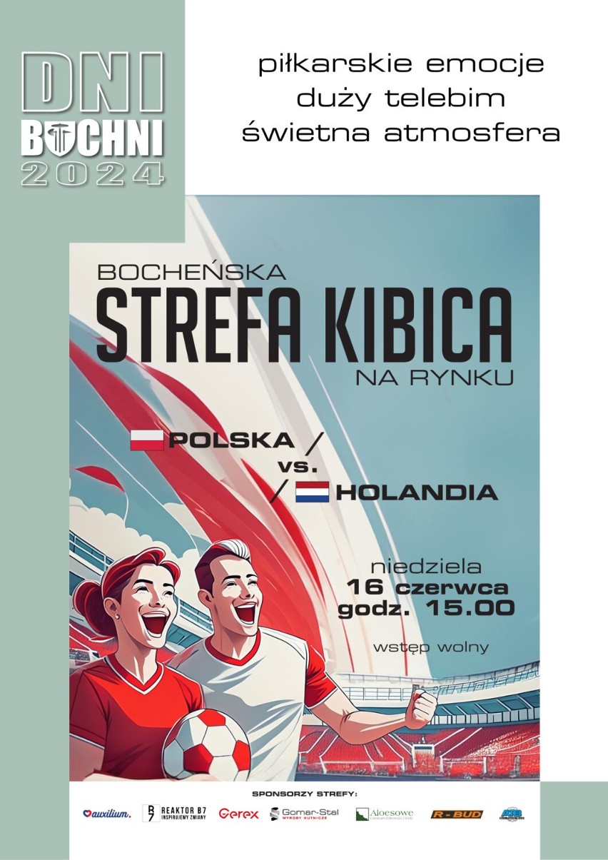 W niedzielę podczas Dni Bochni będzie można obejrzeć mecz Polska-Holandia