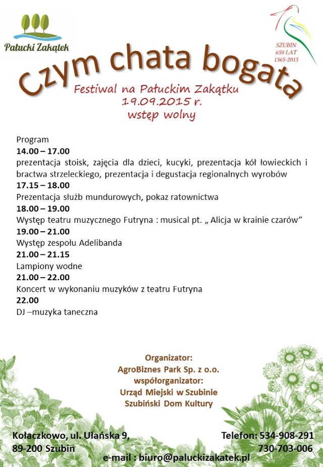 Festiwal "Czym chata bogata" w Kołaczkowie.