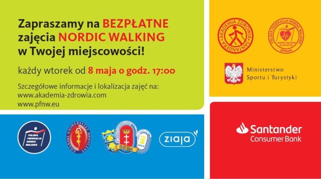 Nowy Dwór Gdański. We wtorek 26 czerwca odbędą się kolejne, bezpłatne zajęcia Nordic Walking. Początek treningu zaplanowano na godzinę 17.00.