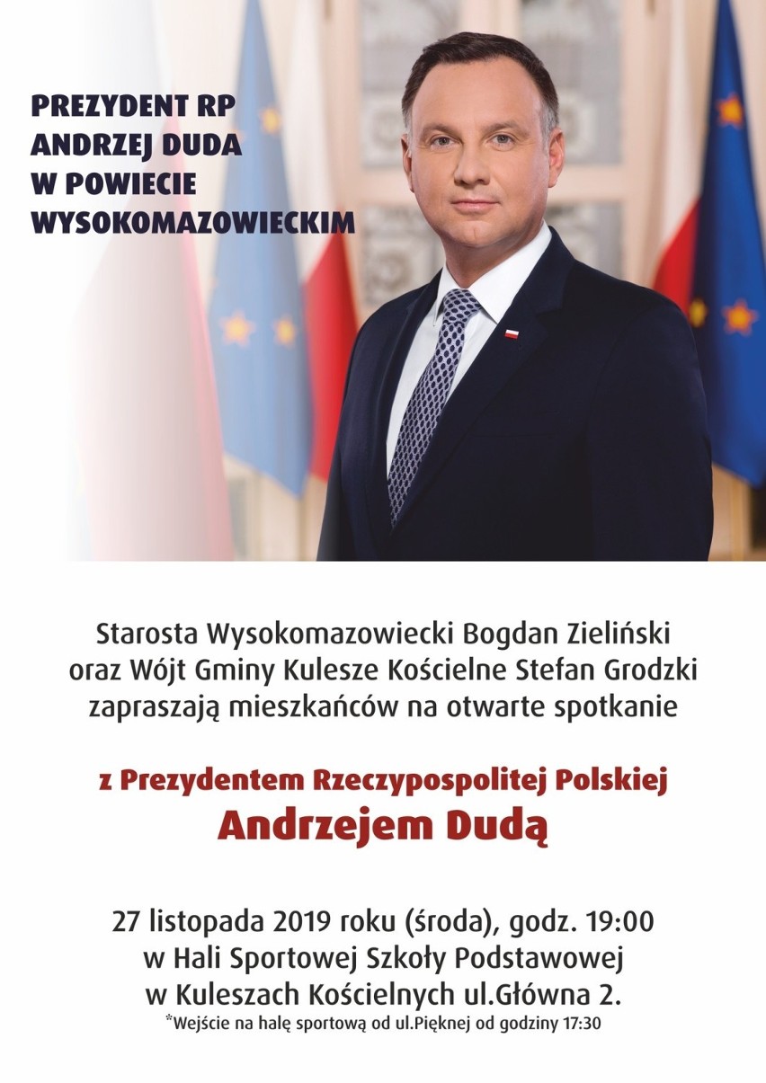 Kulesze Kościelne. Prezydent RP Andrzej Duda odwiedzi powiat wysokomazowiecki i spotka się z mieszkańcami (ZDJĘCIA)