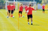 Litewski obrońca Povilas Leimonas trenuje z Widzewem