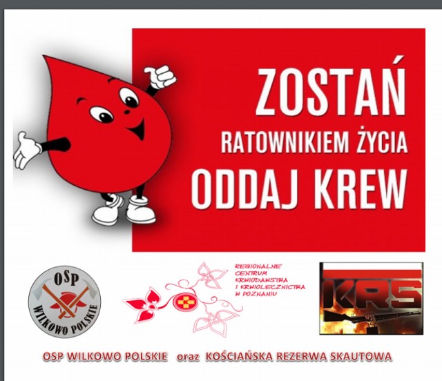 Oddaj krew w Wilkowie Polskim
