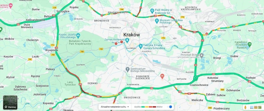Megakorki i utrudnienia w Krakowie. Dla kierowców i pasażerów