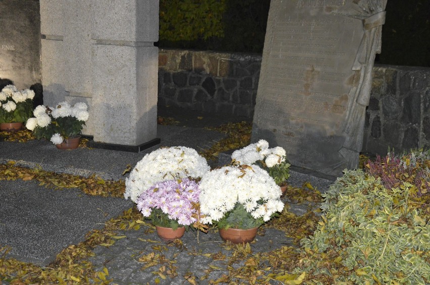 Kwiaty podpomnikami w Sztumie