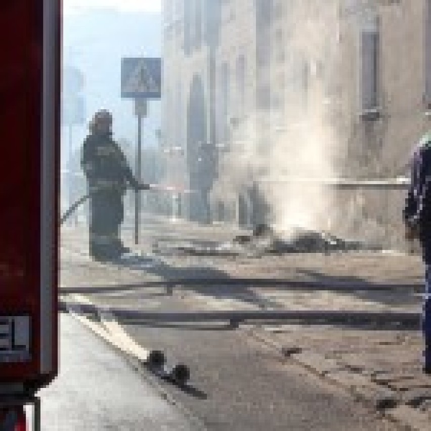 Gniezno: pożar w budynku na ul. Cierpięgi