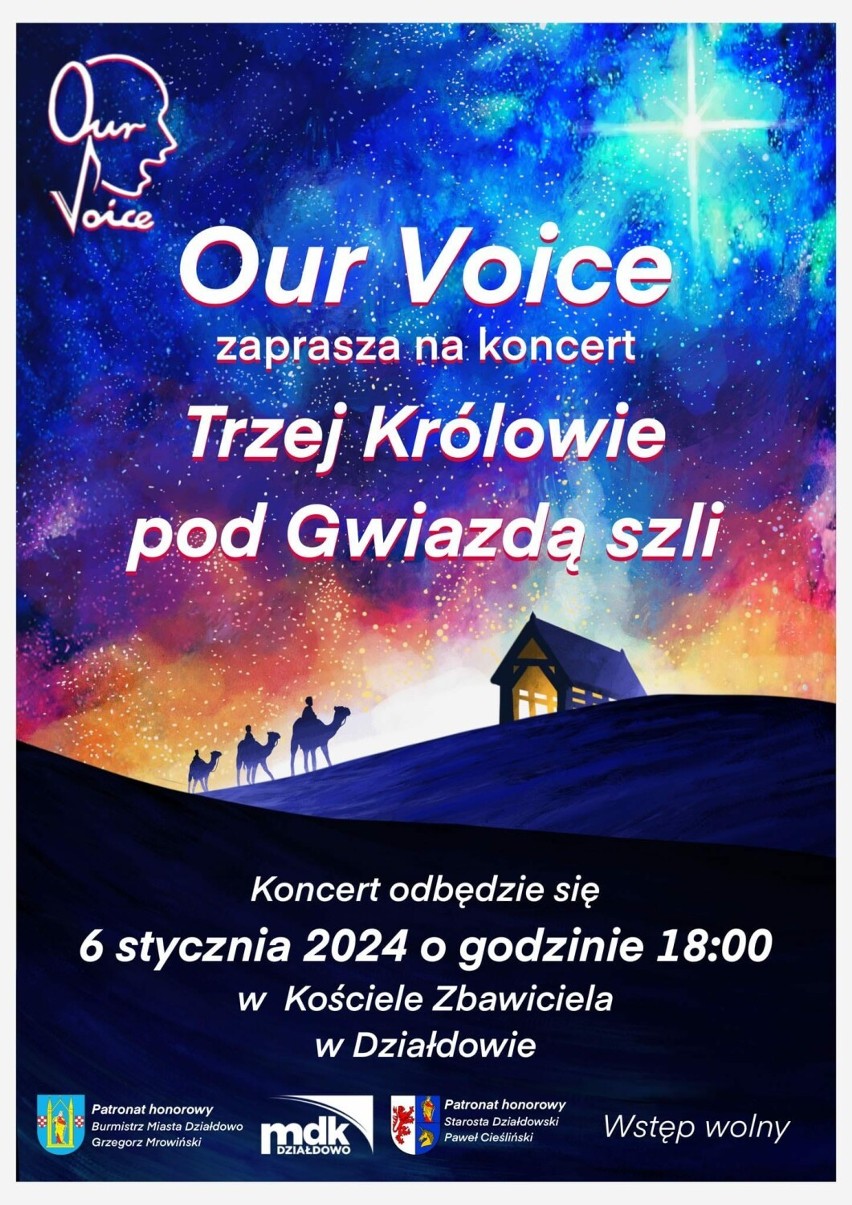 "Trzej Królowie pod gwiazdą szli..." - Our Voice zaprasza na świąteczne koncerty pełne magii!