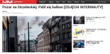 Pożar w Poznaniu: Palił się balkon w kamienicy przy Strzeleckiej