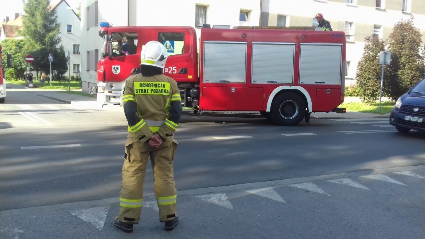 Przypalony kapuśniak w jednym z mieszkań przy ul....