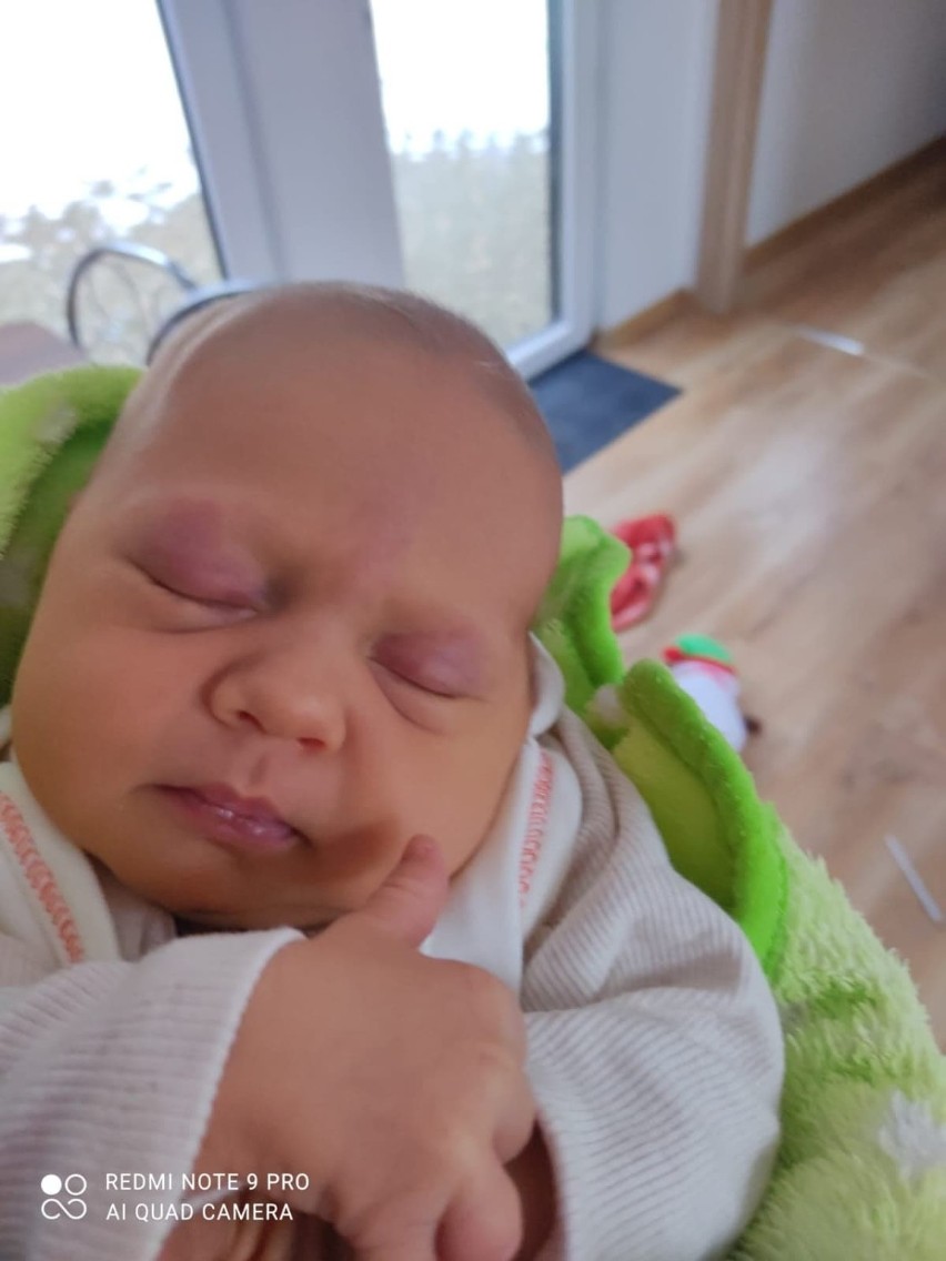Adrianna Poraszka z Międzychodu to pierwsze dziecko urodzone...