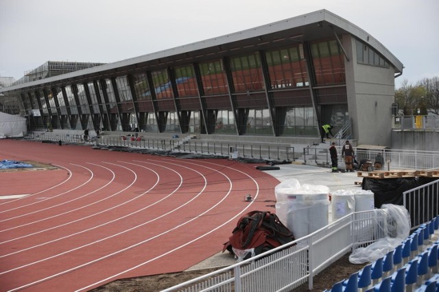 Stadion AWF w Krakowie jest modernizowany w ramach przygotowań do III Igrzysk Europejskich 2023.