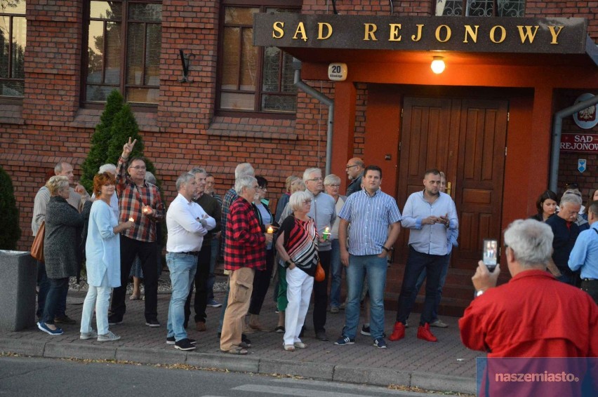 Protest przeciwko reformie sądownictwa we Włocławku [zdjęcia, wideo]