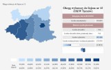 Wybory 2011 w okręgu tarnowskim: frekwencja 2011 i 2007 r.