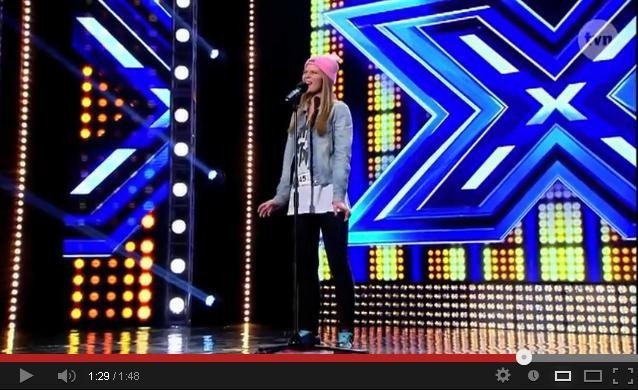 Kaja Czulewicz w X Factor z utworem Rihanny pt. "Stay"