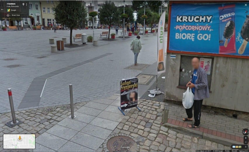 Mieszkańcy Pucka na Google Street View, część 3. Zobacz kogo...