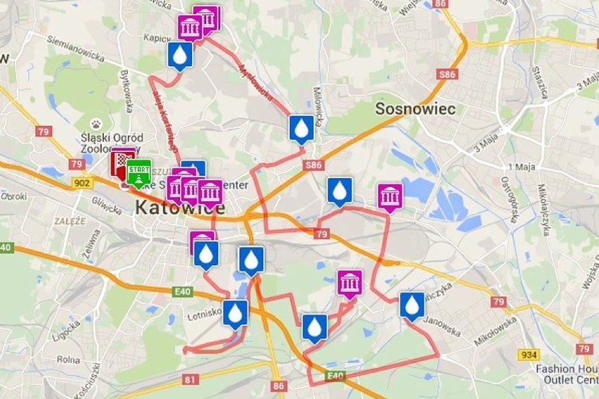 Silesia Marathon 2015 - utrudnienia w ruchu, trasa