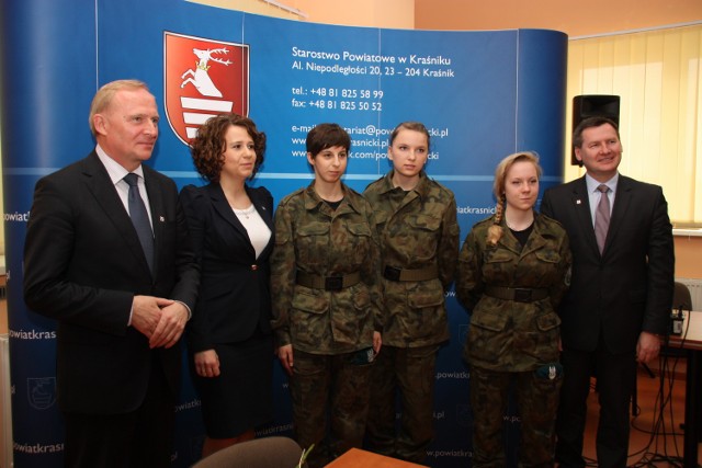 Wiceminister Obrony Narodowej - Czesław Mroczek - odwiedził Kraśnik