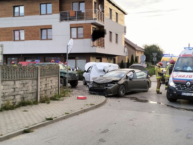 Dwie osoby zostały poszkodowane w wypadku w Czechach