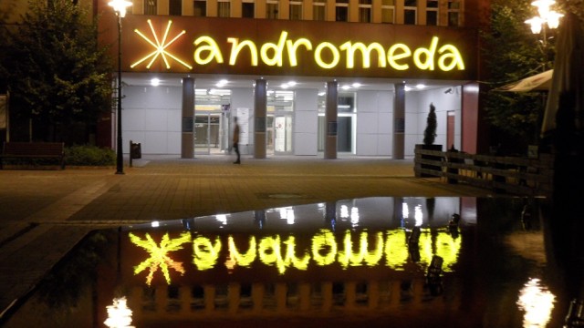 Andromeda nocą