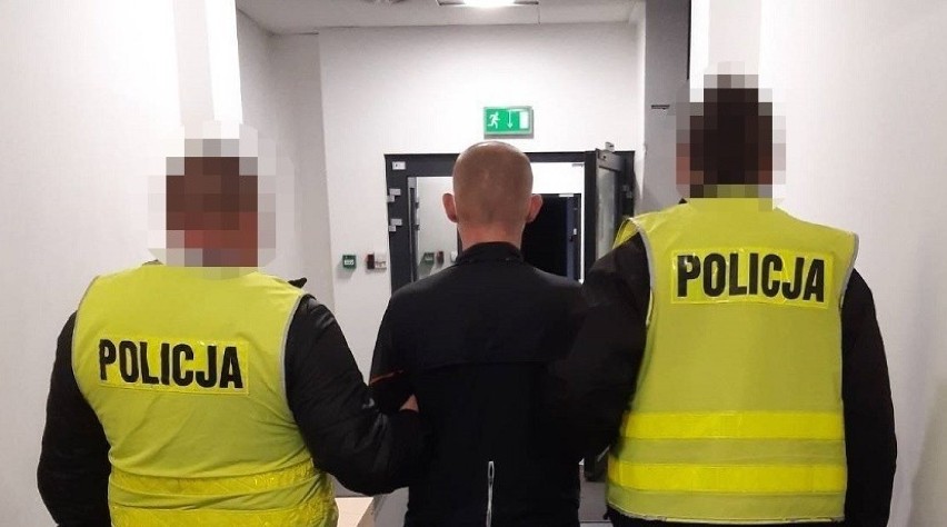 Policjanci zatrzymali 41-letniego sprawcę brutalnego napadu...