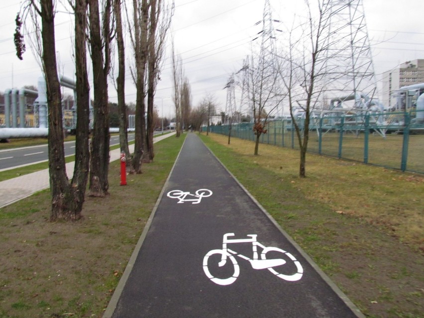 Nowa droga rowerowa na ulicy Andrzejewskiej