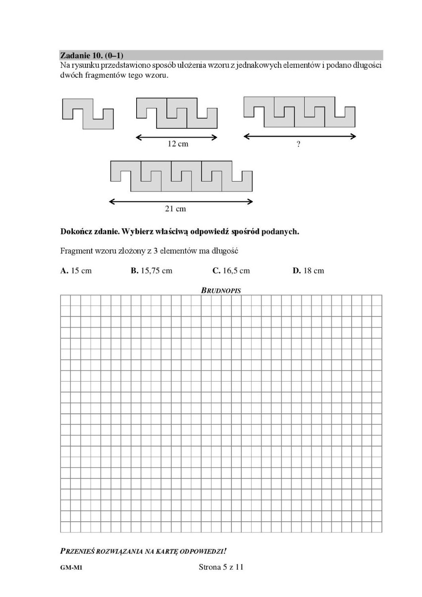 EGZAMIN GIMNAZJALNY 2017: Matematyka [ARKUSZE...