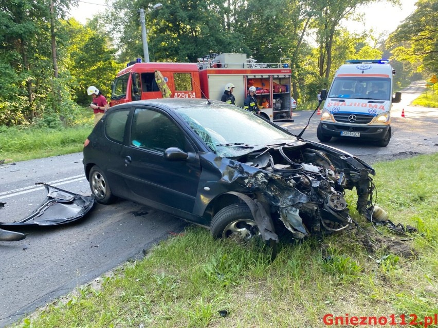 Gmina Kłecko. Wypadek z udziałem radiowozu w Waliszewie