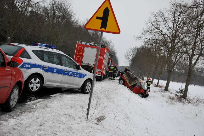 Śmiertelny wypadek pod Dąbrówką Leśną [ZDJĘCIA]