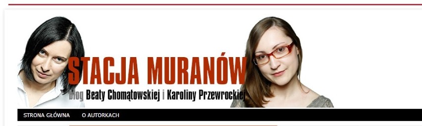 Autorkami bloga "Stacja Muranów" są Beata Chomątowska i...