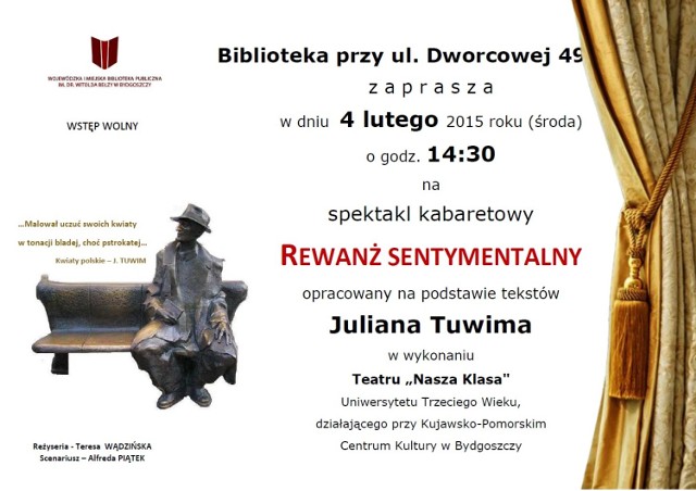 Spektakl odbędzie się 4.02 o 14:30