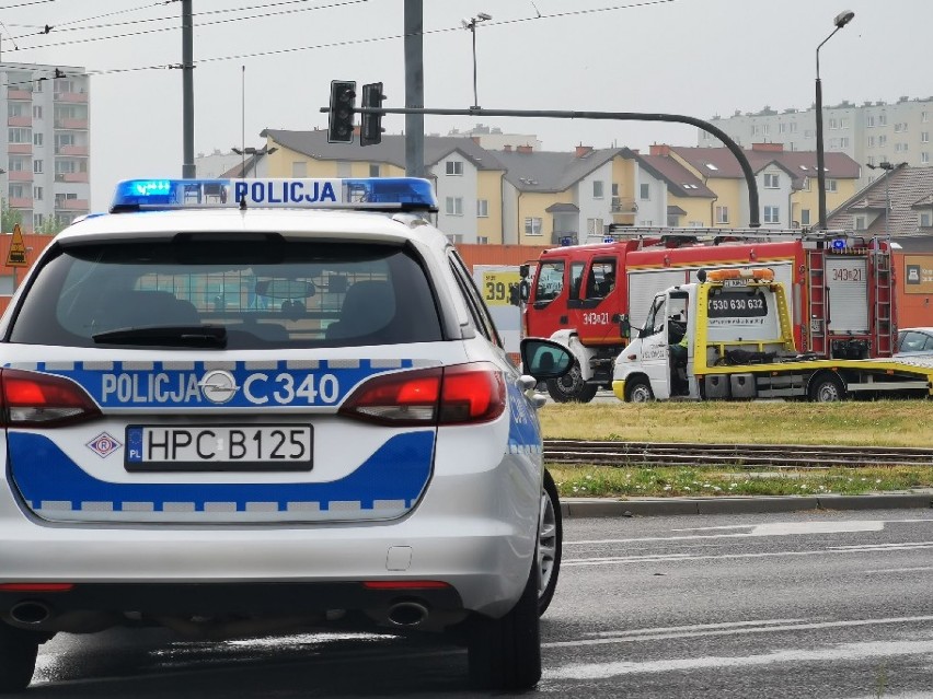 Dzisiaj rano, 14 czerwca na skrzyżowaniu ulic Szosa Lubicka...