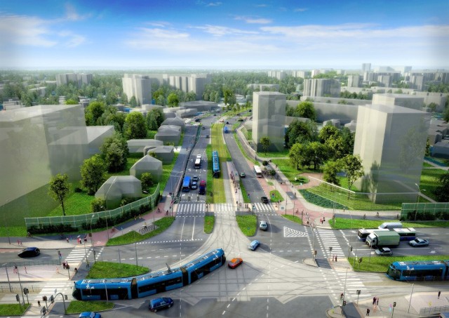 Nowa linia tramwajowa poprowadzi z ul. Meissnera do pętli w Mistrzejowicach.