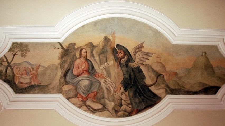 XVIII-wieczny fresk w Urzędzie Miasta