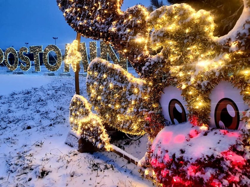 Świąteczne iluminacje w gminie Postomino