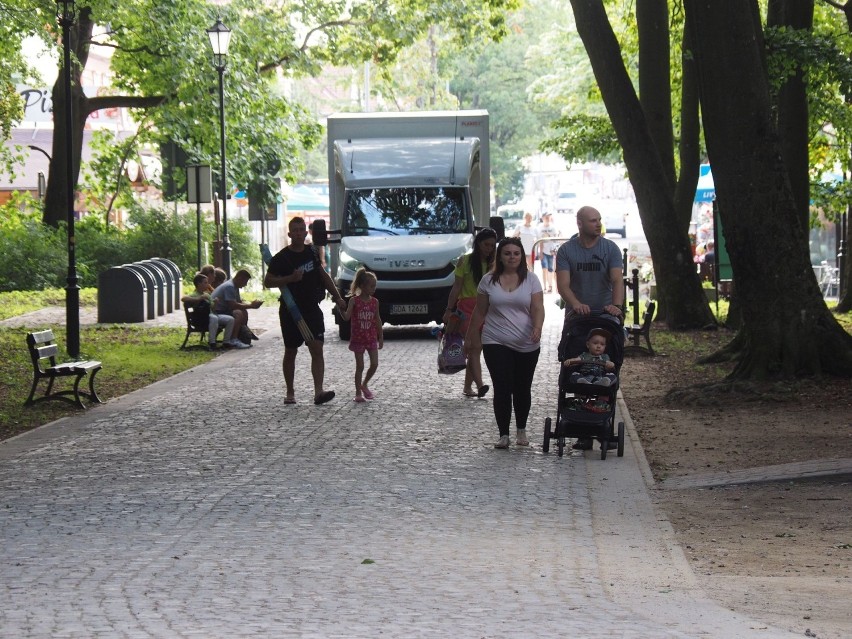 Zobaczcie, jak we wtorkowe południe wyglądała plaża...