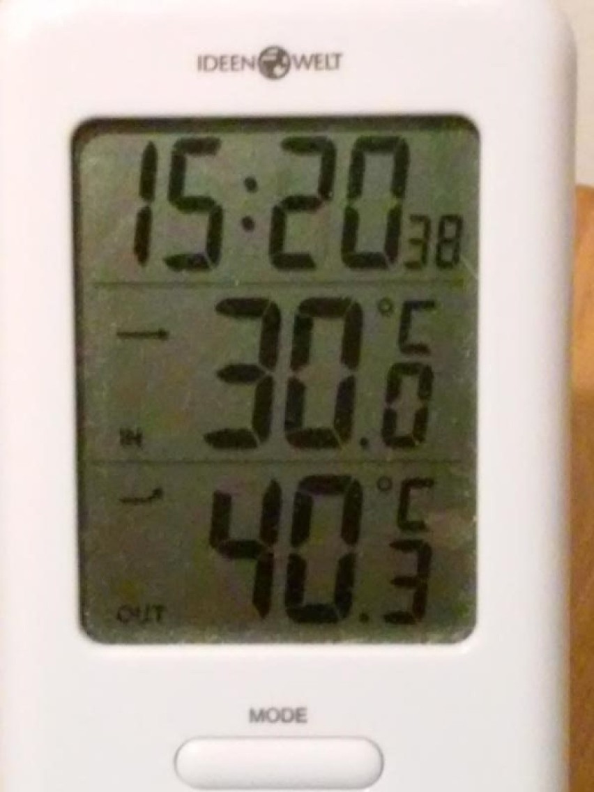 We Wrocławiu padł rekord temperatury: 38,9 st. Celsjusza