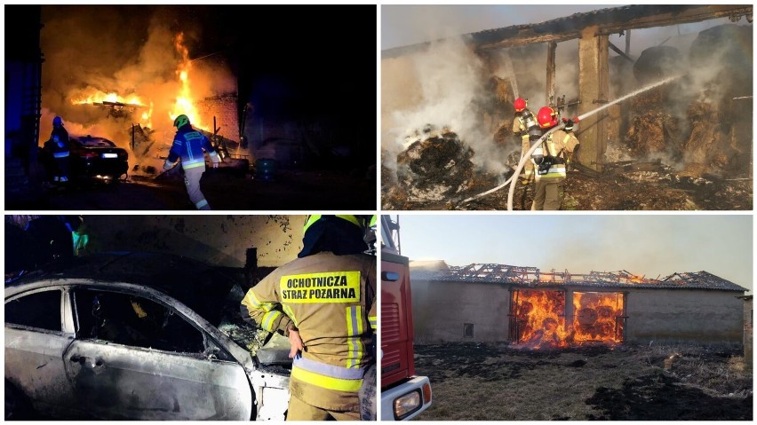 Z pożarami w gminie Skrwilno walczyły zastępcy PSP z Rypina...