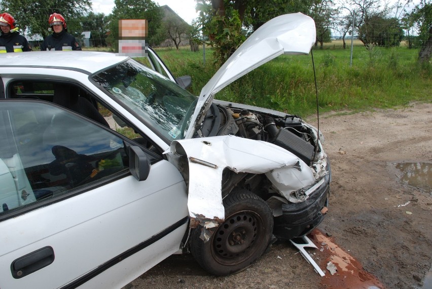 Wypadek w Marezie. Ranni 8-miesięczne dziecko i 20-latka w ciąży [ZDJĘCIA]