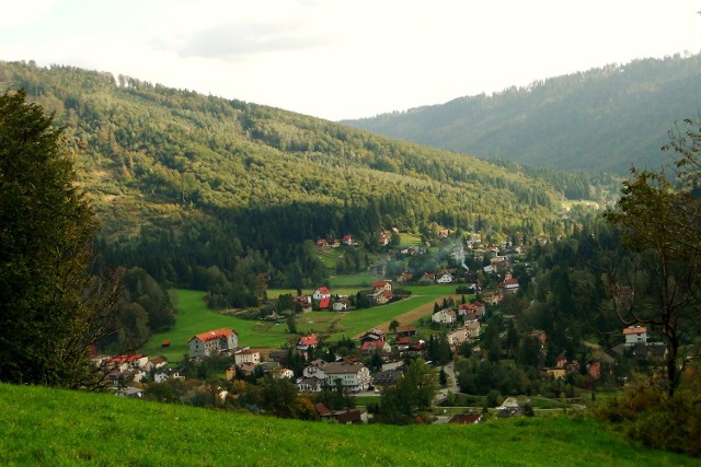 Widok na Brenną.