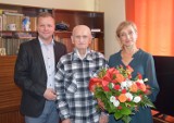 103. rocznica urodzin kapitana Józefa Gąsieńca. Kwiaty i upominek od władz Opoczna (FOTO)