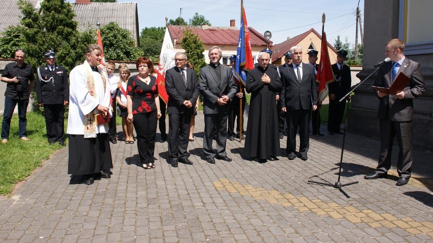 Odsłonięcie tablicy pamiątkowej w 70. rocznicę śmierci o. Kasjana Józefa Czechowicza - Białaczów