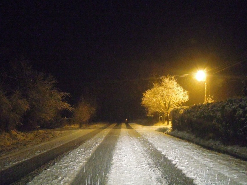 Zima na Zamojszczyźnie. Uważajcie na drogach