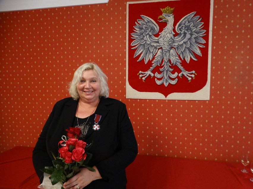 Maria Chwiałkowska-Grygiel ze Srebrnym Krzyżem Zasługi