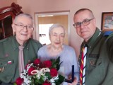 Sieradzcy harcerze pamiętali o druhnie-seniorce Danieli Górce. Z okazji jej 90. urodzin otrzymała specjalne wyróżnienie ZDJĘCIA