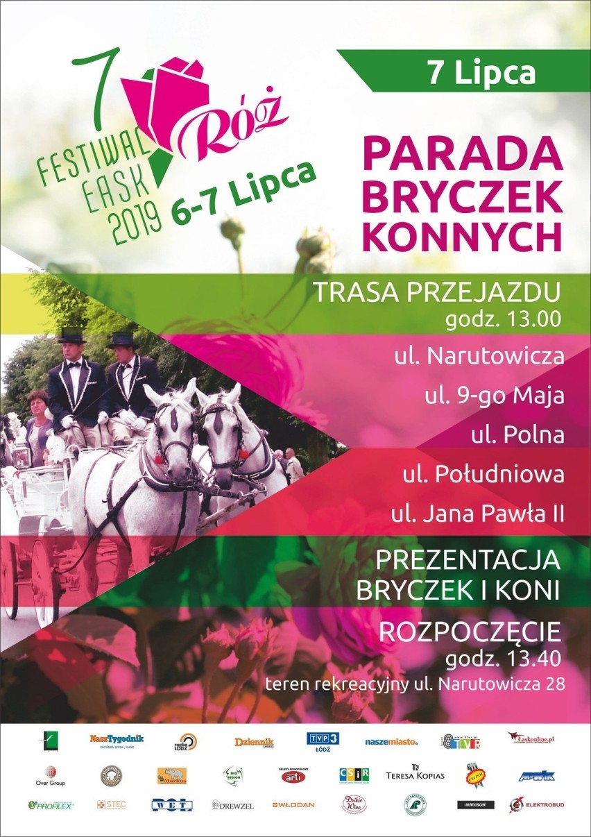 7. Festiwal Róż w Łasku [zapowiedzi, program]