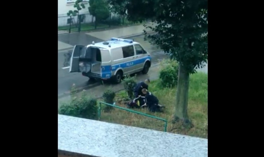 Interwencja policji w Lubinie 6.08.2021