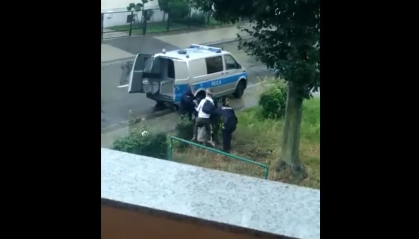 Interwencja policji w Lubinie 6.08.2021