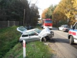Boronów - Hucisko: Na tej trasie miał miejsce w sobotę groźny wypadek [ZDJĘCIA]