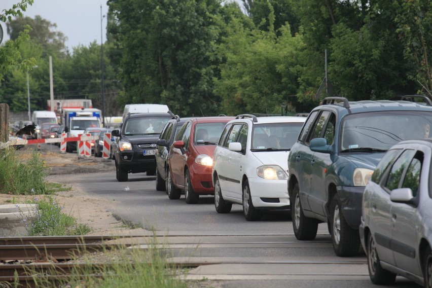 Protest na ul. Widzewskiej spowodował potężny korek;...